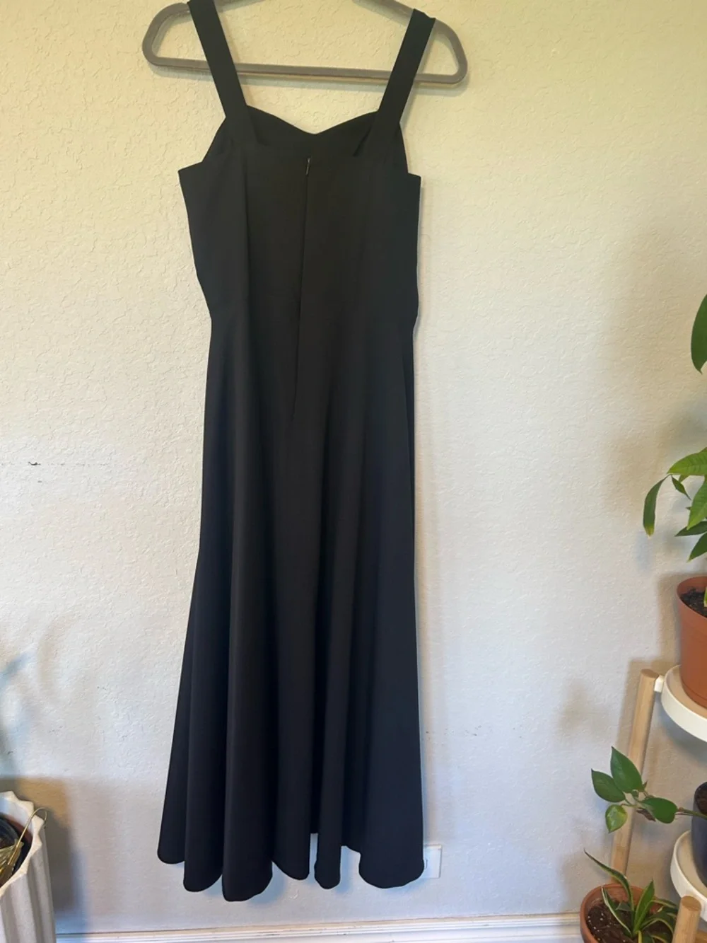 Elegant Chicwish Black Maxi Dress/Gown with Waist Tie, Party Dress - Picture 5 of 11